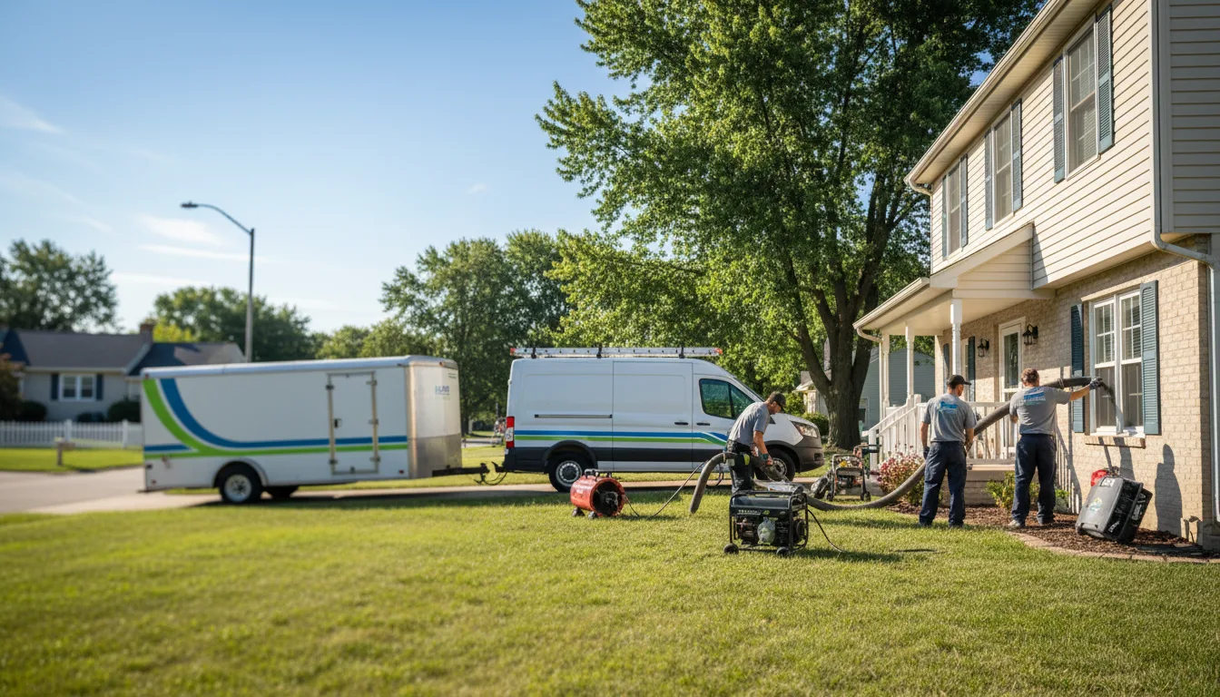 Flooded Basement Restoration And Cleanup With Repair in Walford, IA near me
